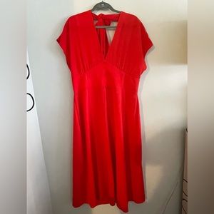 ASOS Red dress with open back